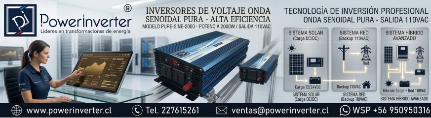 INVERSORES 110VAC EE.UU